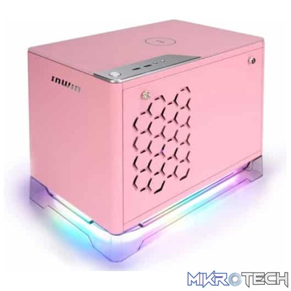In-Win A1 Plus Pink Mini-ITX Gaming Chassis + 650W 80 plus gold psu - Image 3